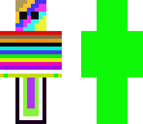 multi coloured guy