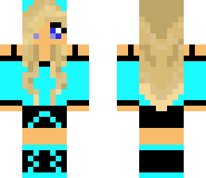 blue girl