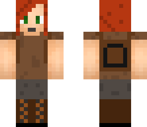 simple forest town girl