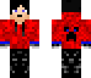 red creeper hoodie