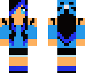 scene girl skin