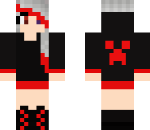 vampire with creeper hoodie