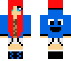 cookie monster red hair