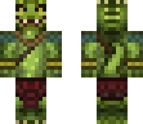 lizardman with armor
