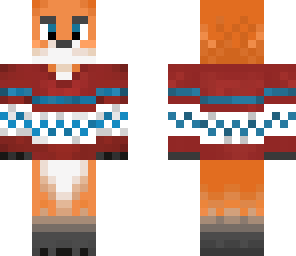 suprime fuchs skin -mit pullover-