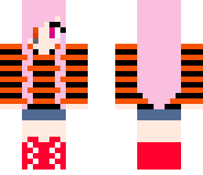 pink anime girl