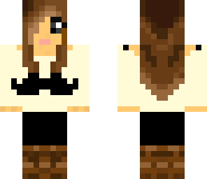 another version moustache girl