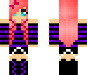 fallen pink girl