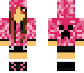 pink creper girl
