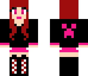 creeper hoddie girl