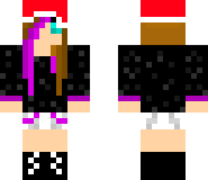 hooded girl xmas