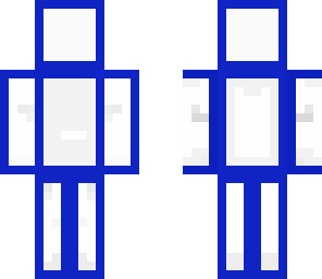blue and white