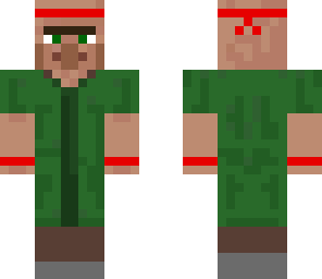 red sporty villager