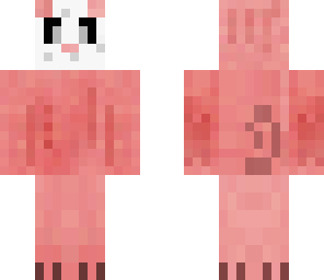 pig with panda mask