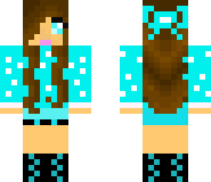 teenaged blue girly girl