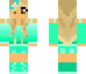 mint green blonde