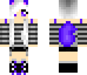purple wolf girl