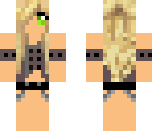 punk vested blondy