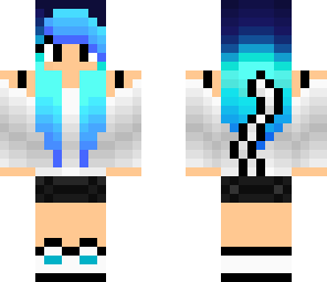 blue kitty girl