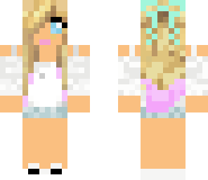 dip-dyed cute girl