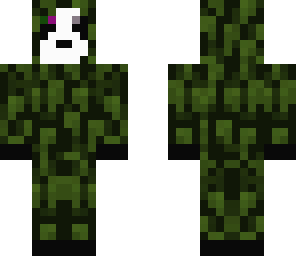 panda with leaves camo