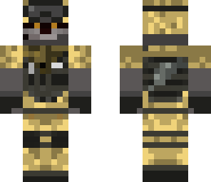 raccoon desert soldier