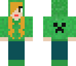 creeper hoodie girl