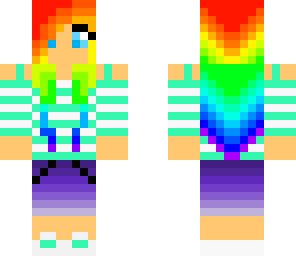 rainbow girl