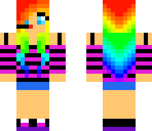rainbow girl