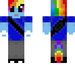 blue rainbow dash scout