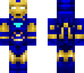 blue iron man