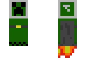 creeper witha jetpack