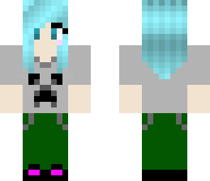 me with blue hair