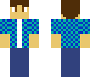 boy with plaid shirt