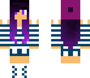 cute purple girl
