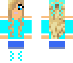 blue girl