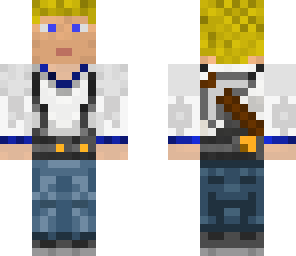 blonde miner shaved