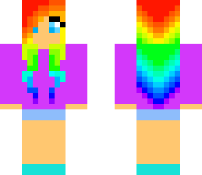 rainbow girl