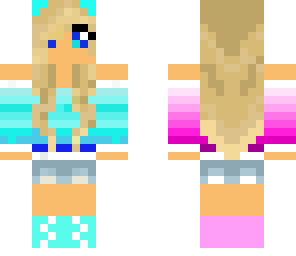 cute girl blue edited