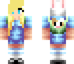 fionna with cake in her bag