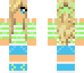girl in lime green
