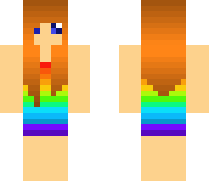 rainbow girl