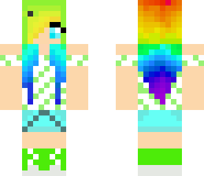 cute rainbow girl