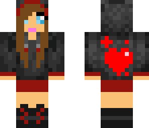 brunet hoodie girl
