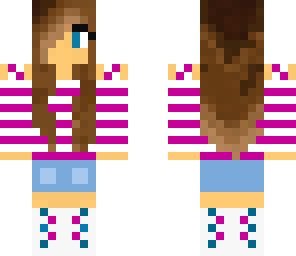 pink girl with headphones