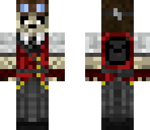 steampunk panda red