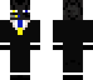 blue and yellow enderman