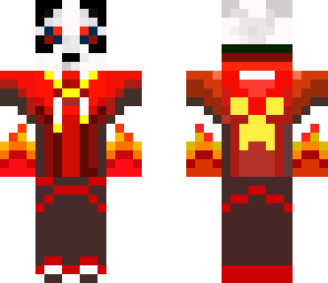 flaming panda