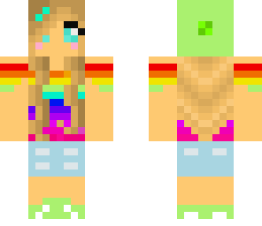 rainbow girl