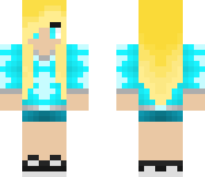 blue girl
